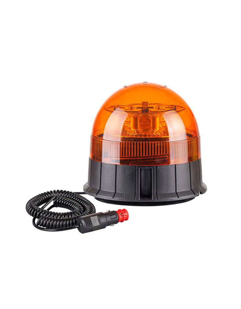 LED ZWAAILAMP AMBER R65 12-24V MAGN/ZUIG