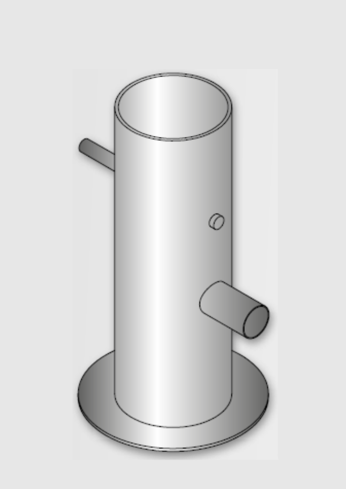 HDPE POMPPUT 400MM INCLUSIEF FEKA 600