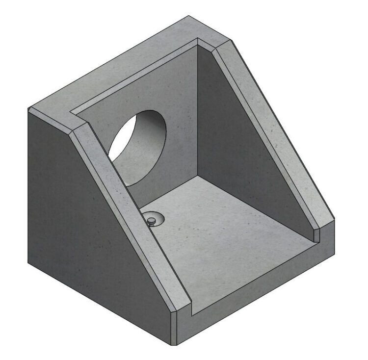 BETONNEN UITSTROOMBAK 46X45X44CM 315MM