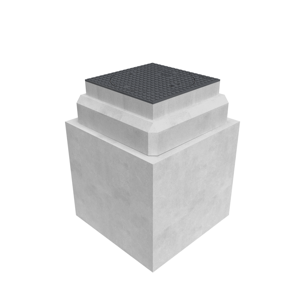 BETONPUT UITW. 80X80CM H=104CM
