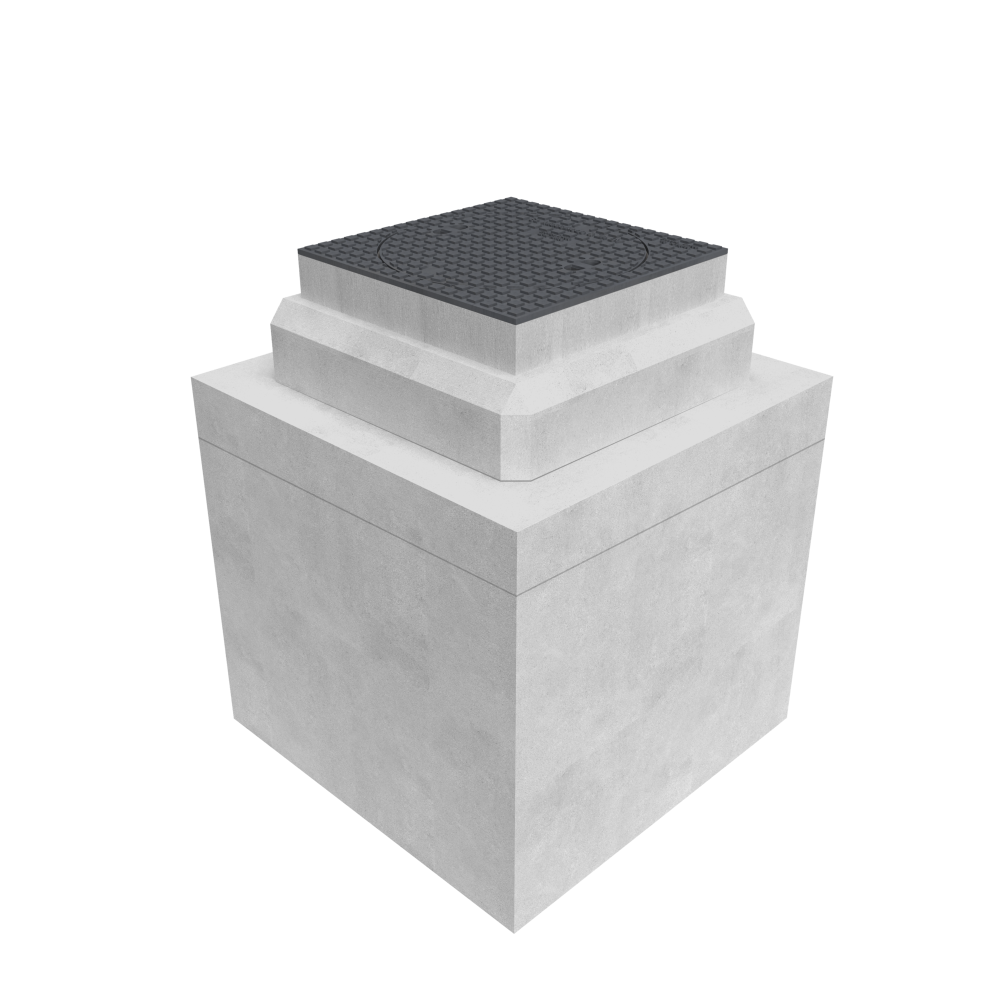BETONPUT UITW. 100X100CM H=134CM