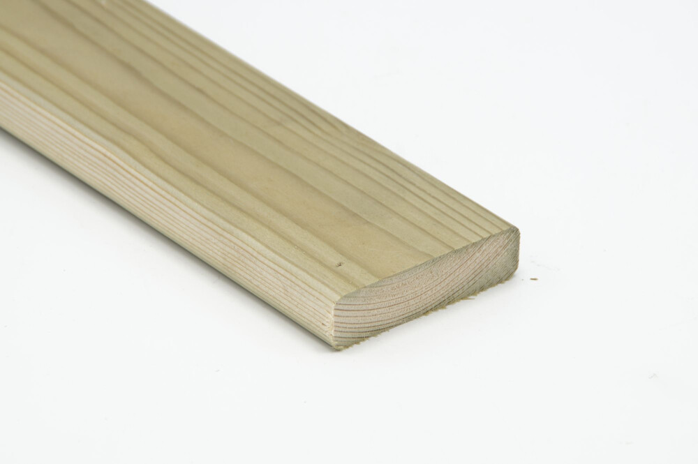 VERDUURZAAMDE PLANK GROEN 28MM X 195MM GESCHAAFD