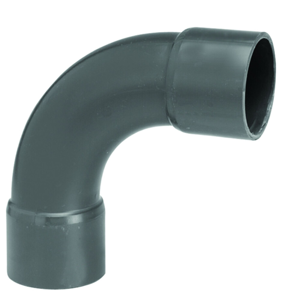 DRUK PVC BOCHT 90MM 90° 10 BAR
