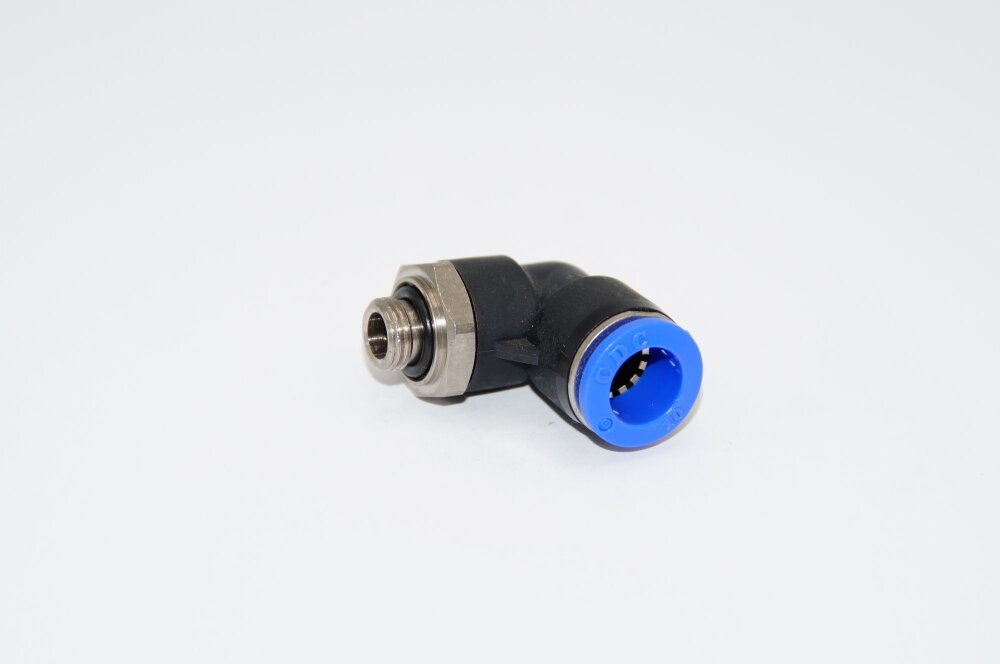LUCHT PUSH-IN KNIE 12MM X 1/4" BIXBU