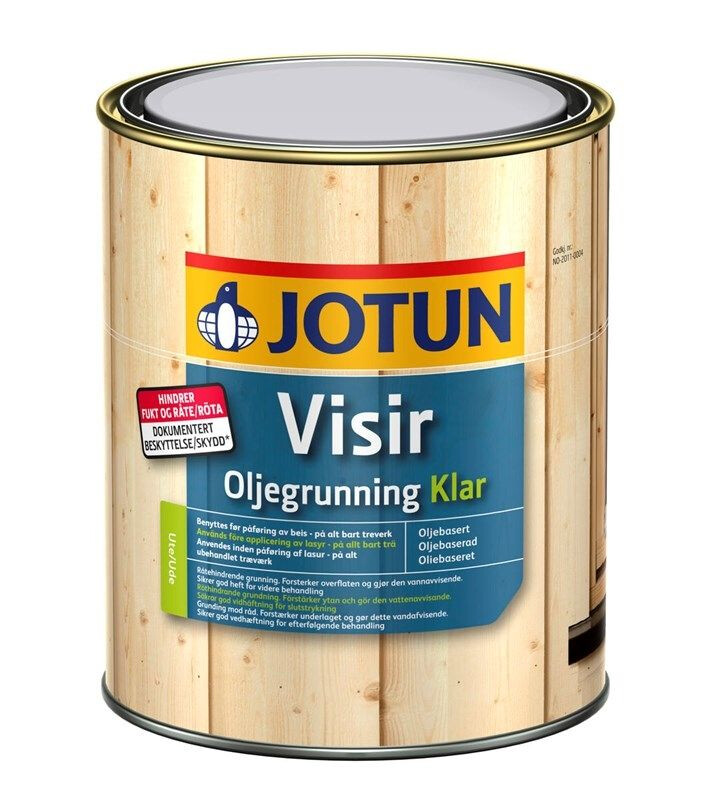 VISIR OLJEGRUNNING KLAR 0,9 LTR NATUREL