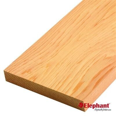 REDCEDAR PLANK GESCHAAFD 18MM X 185MM VOL HOUT