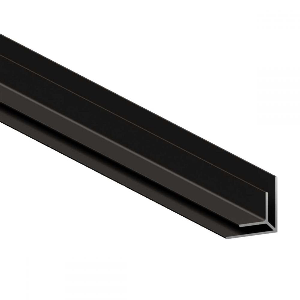 BINNENHOEKPROFIEL GEANOD ALUM ZWART 4MM 2.6 MTR