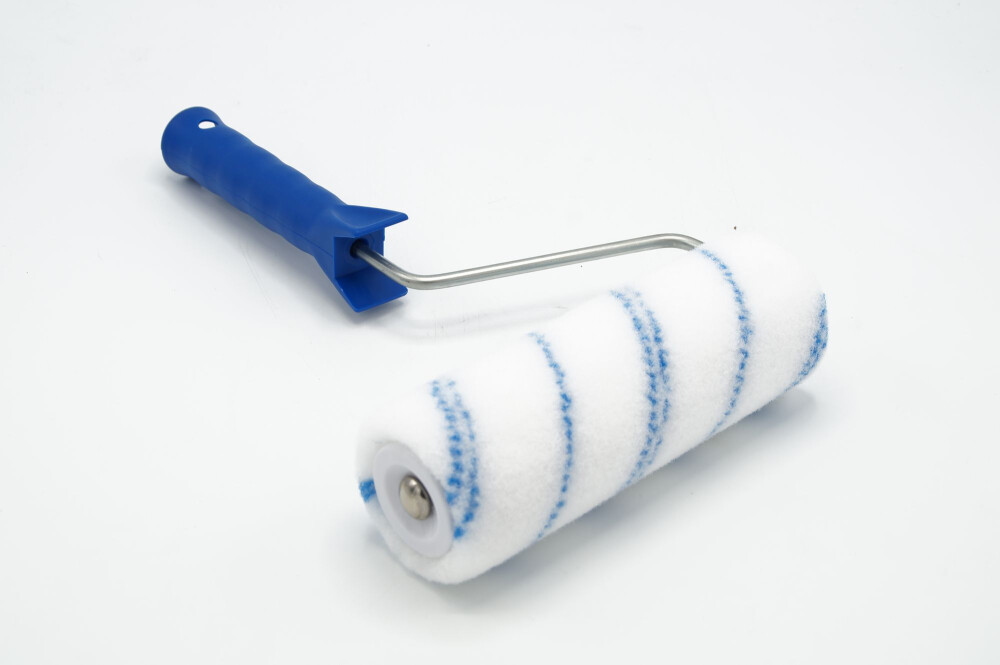NYLON 2-K VERFROLLER BLAUWE DRAAD 25 CM