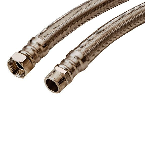 RVS FLEX SLANG 100CM 1"X 1" BUI/BI