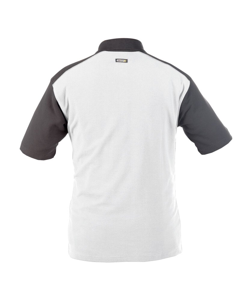 POLO CESAR COSPA46  WIT/CEMENTGRIJS L