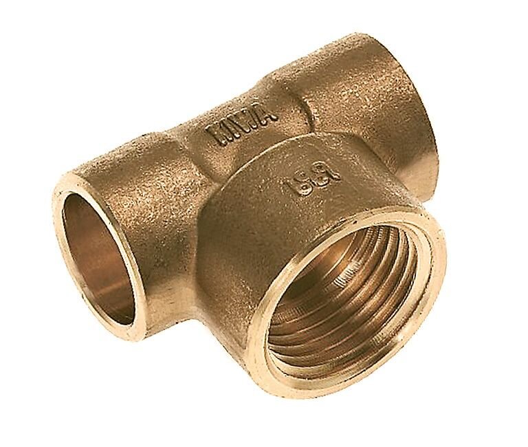 CAP T-STUK 22 X 3/4" BINNEN X 22 MM.