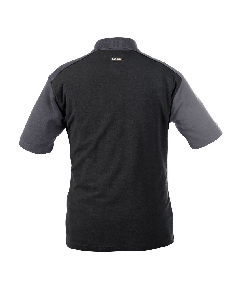 POLO CESAR COSPA46  CEMENTGRIJS/ZWART 2XL