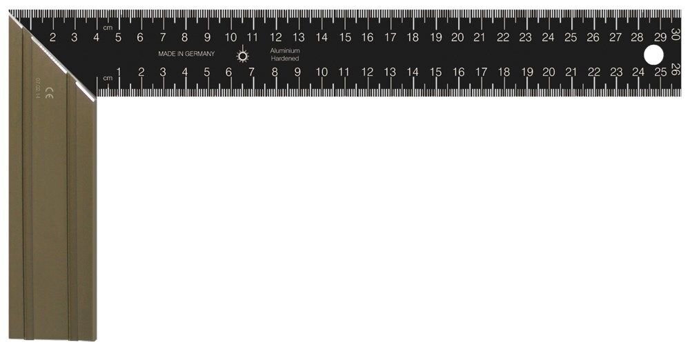 SCHRIJFHAAK 250X145MM MET ALU BLOK