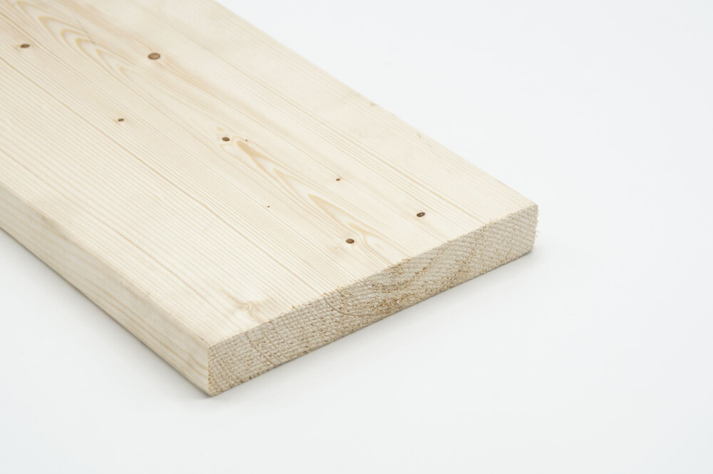 VUREN PLANK 28MM X 145MM GESCHAAFD
