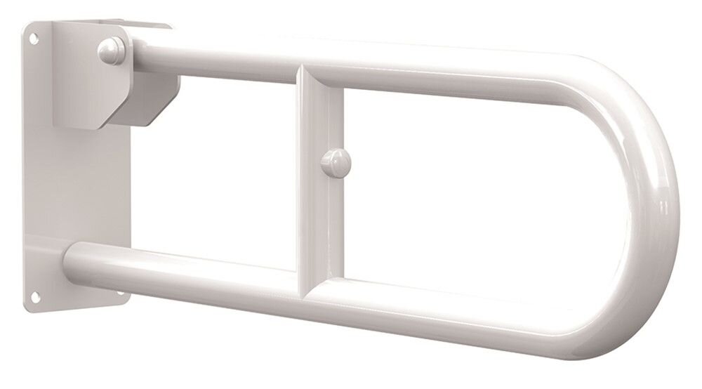 TOILETBEUGEL 700MM WIT OPKLAPBAAR