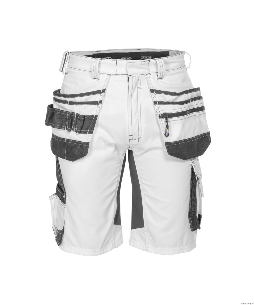 SHORT TRIX PAINTERS WOMEN PESCO41 (245 GR) WIT/ANTRACIETGRIJS 50