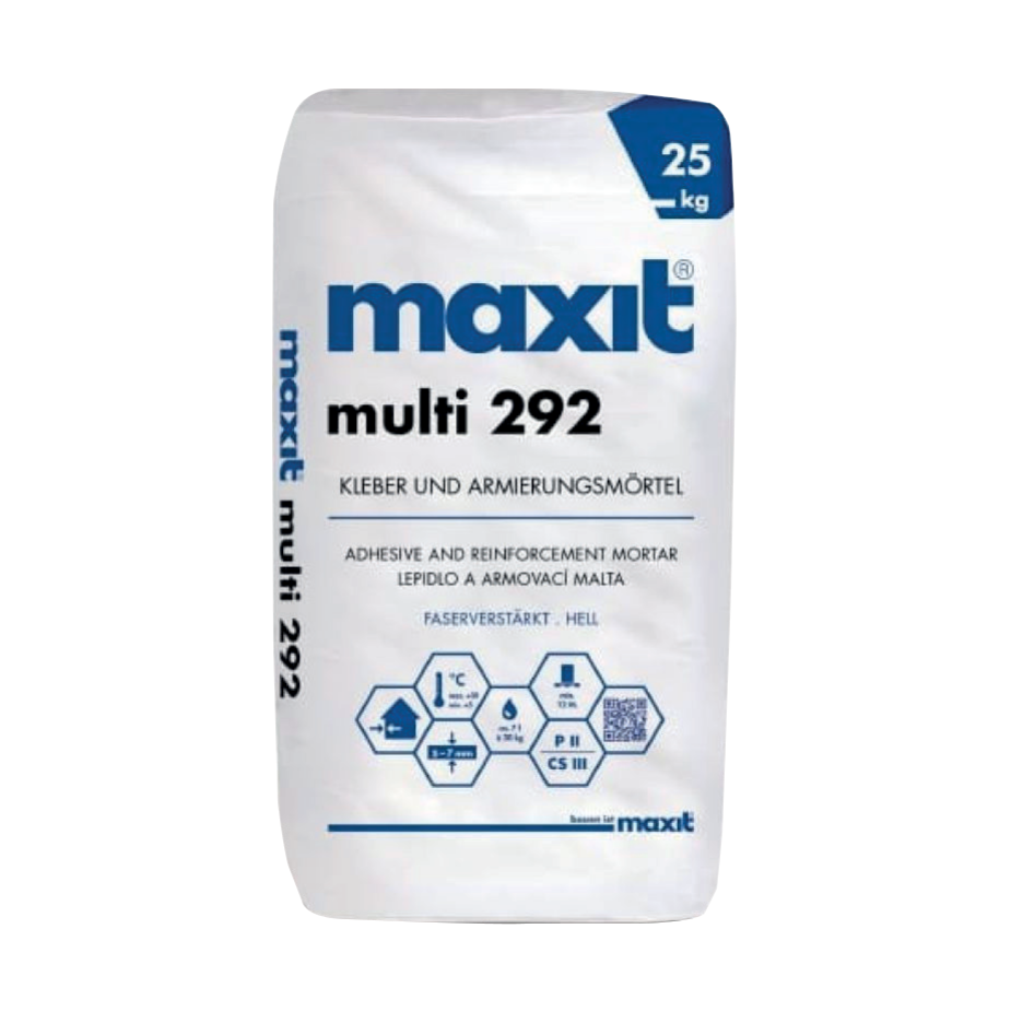 MAXIT MULTI 292 LIJM&WAPENINGSMORTEL STERKE HECHTING 5-8KG/M2 25KG