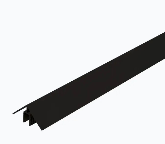 WEO ALU KLIKPROFIEL 50X50MM L-300CM EBONY BLACK